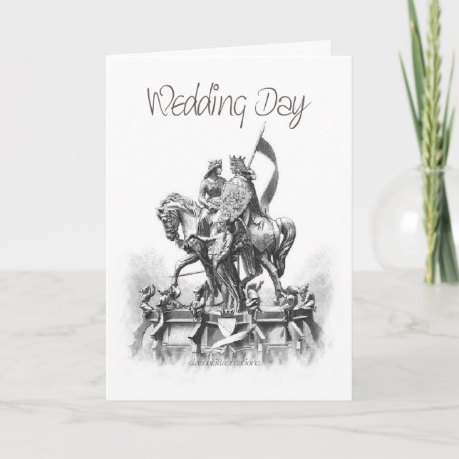 Tarjeta Boda Día-Renacimiento-Esbozo (Anverso)