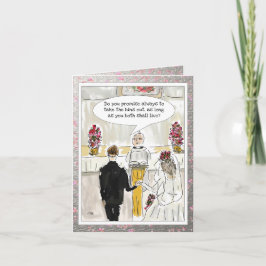 Tarjeta Boda divertida