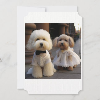 Tarjeta Boda Dog Lover