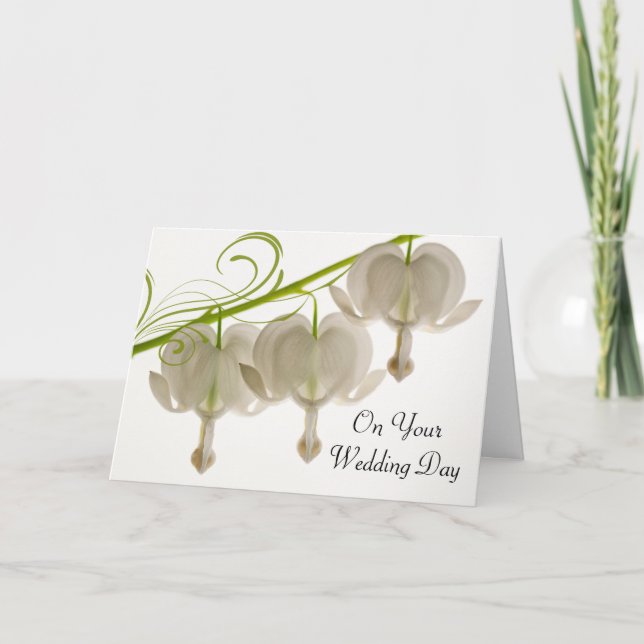 Tarjeta Boda familiar con hemorragia blanca (Anverso)
