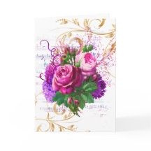 Boda Felicitaciones Añadir nombres Lilac Ephemera