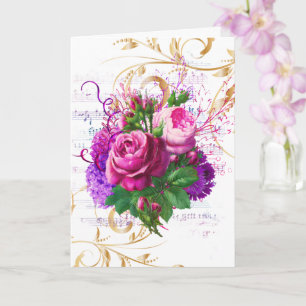 Tarjeta Boda Felicitaciones Añadir nombres Lilac Ephemera