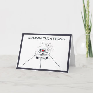 Tarjeta Boda Felicitaciones-Recién casado/Personalizado