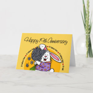 Tarjeta Boda - Feliz 19º Aniversario