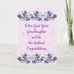 Tarjeta boda Gran Abuela y Esposo