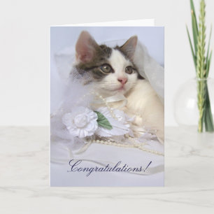 Tarjeta Boda Kitten Card