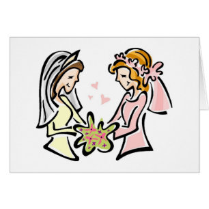 Tarjeta Boda lesbiana personalizada - Añadir texto