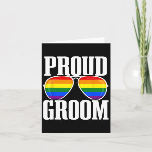 Tarjeta Boda Lgbtq - Bandera Del Orgullo Gay - Escuadrón G