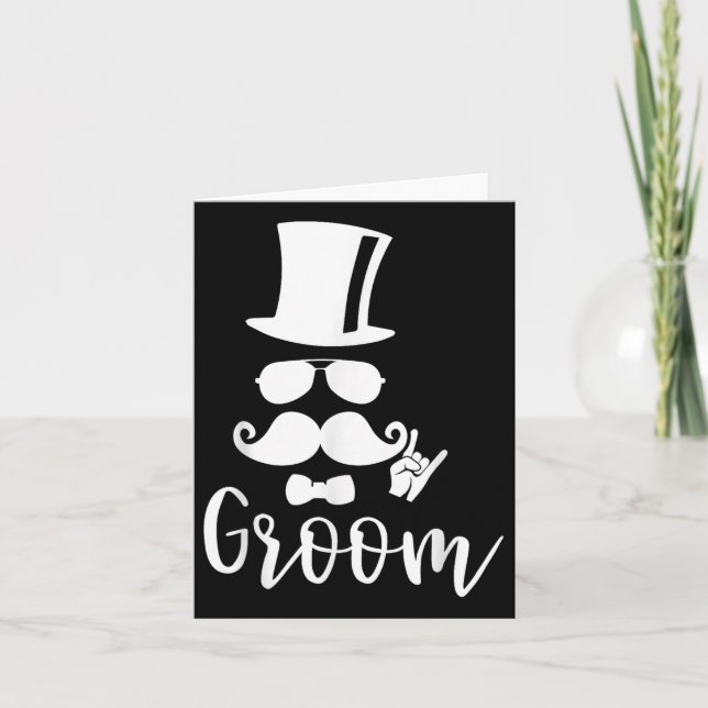 Tarjeta Boda Matrimonio Regalo Groom Pareja Compromiso Hus (Anverso)