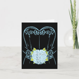 Tarjeta Boda novia vestida Bachelorette Groom Fiesta Brida