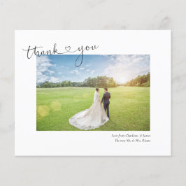 Tarjeta Boda personalizada de Heart Photo You