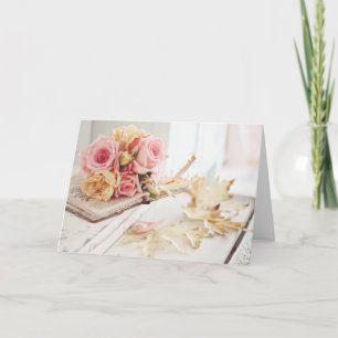 Tarjeta Boda romántica - En su gran día