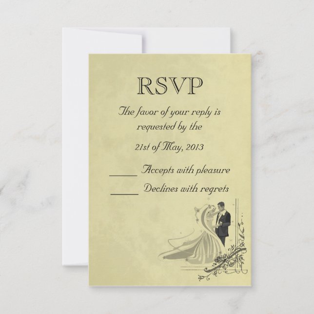 Tarjeta Boda RSVP (Anverso)