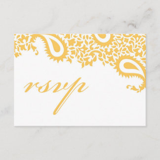 Tarjeta Boda RSVP con opción de alimento