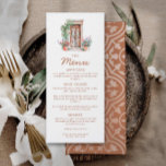 Tarjeta Boda Rustic Fiesta<br><div class="desc">Esta carta de boda temática de México es el destino rústico perfecto para una boda. A sus huéspedes les encantará este toque único y divertido de su día especial. Para más elementos de coordinación visite nuestra colección de bodas de destino rusticas</div>