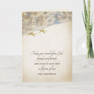 Tarjeta Boda Starfish