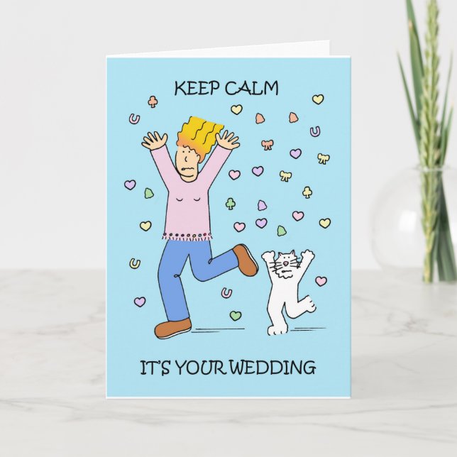 Tarjeta Boda Stress Bridezilla (Anverso)
