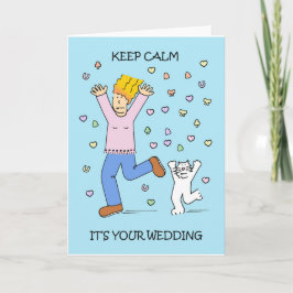 Tarjeta Boda Stress Bridezilla