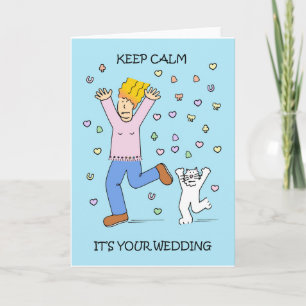 Tarjeta Boda Stress Bridezilla