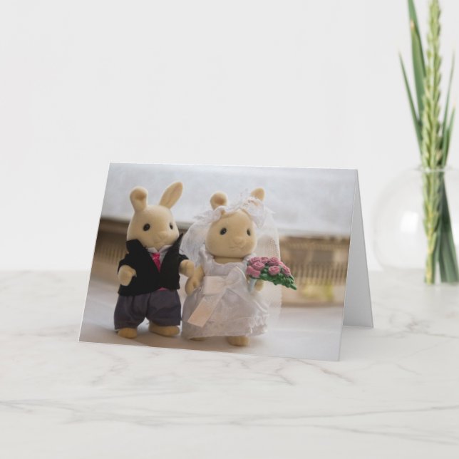 Tarjeta Boda Teddy Bears (Anverso)
