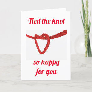 TARJETA BODA "TOMÓ EL KNOT"