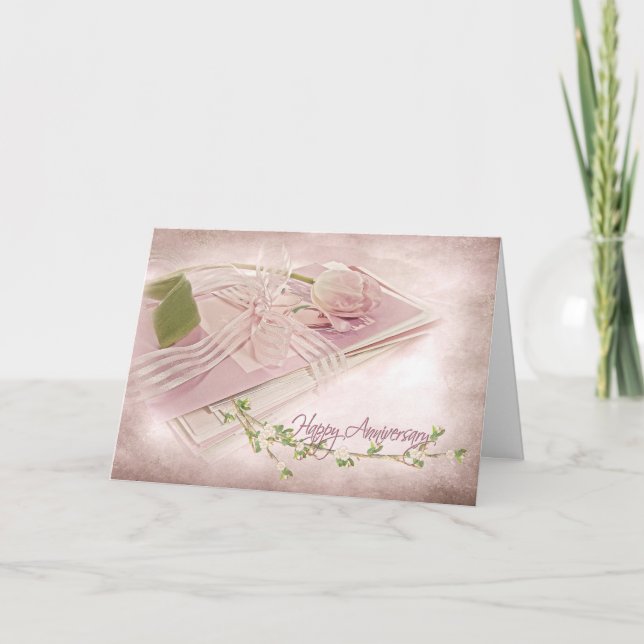 Tarjeta boda tulipán por pareja (Anverso)
