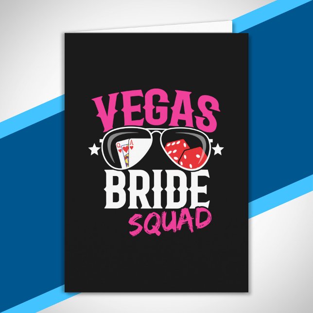 Tarjeta Boda Vegas Bride Squad Vegas Bachelorette (Subido por el creador)