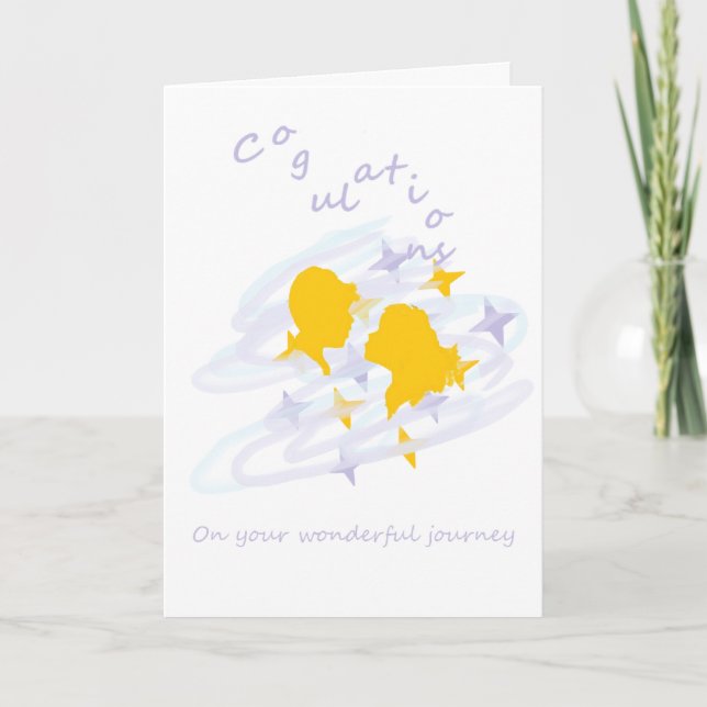 Tarjeta Boda : Viaje de la vida  (Anverso)