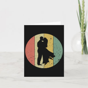 Tarjeta Boda vintage retro Boda Novia Guay Groom Eve