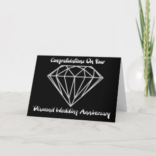 Tarjeta Bodas de Diamante
