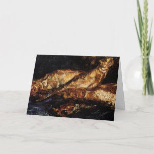 Tarjeta Bodegón con arenques ahumados de Vincent van Gogh