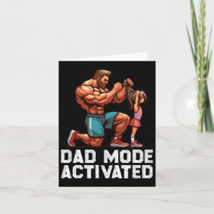 Tarjeta Bodybui de entrenamiento del día del padre activad