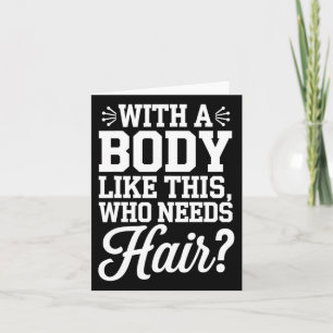 Tarjeta Bodybuilding Funny Gym Regalo Con Un Cuerpo
