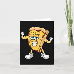 Tarjeta Bodybuilding Pizza Disk Fitness Workout Gym Múscul