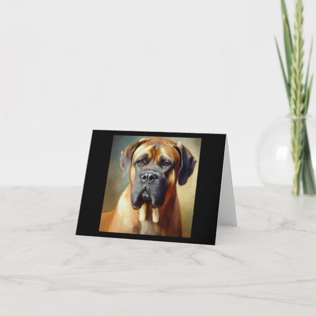 Tarjeta Boerboel Dog (Anverso)
