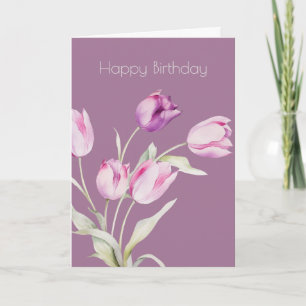 Tarjeta Boho Boho Boho Flower Botánica Rosa