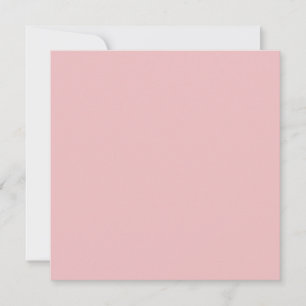 Tarjeta Boho Chic Rosa Color Sólido