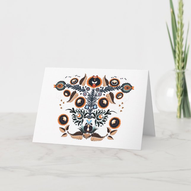 Tarjeta Boho Hippy (Anverso)