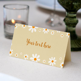 Tarjeta Boho Light Daisy Birthday Party Place