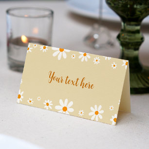 Tarjeta Boho Light Daisy Birthday Party Place