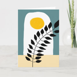 Tarjeta Boho sketch art