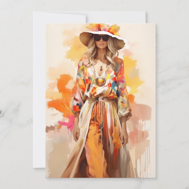 Tarjeta Boho Summer Mystery (Anverso)