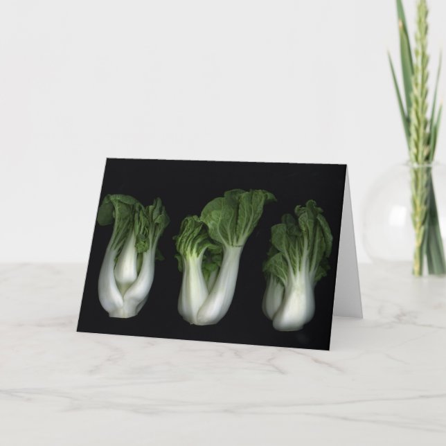 Tarjeta Bok Choy (Anverso)
