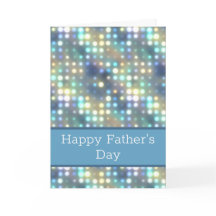 Bokeh azul pálido Feliz Día del Padre