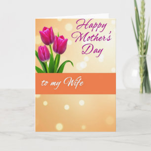 Tarjeta Bokeh del Día de la Madre Dulce