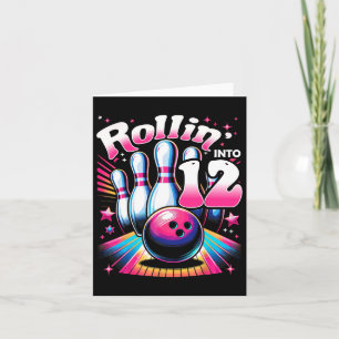 Tarjeta Bola Cumpleaños Rollin en 12 Fiestas 12º Día Re