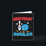 Tarjeta Bola de Cumpleaños - Boys Boys Birthday Funny Kids<br><div class="desc">Bola de Cumpleaños - Boys Boys Birthday Funny Kids Bowling</div>