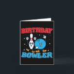 Tarjeta Bola de Cumpleaños - Boys Boys Birthday Funny Kids<br><div class="desc">Bola de Cumpleaños - Boys Boys Birthday Funny Kids Bowling</div>