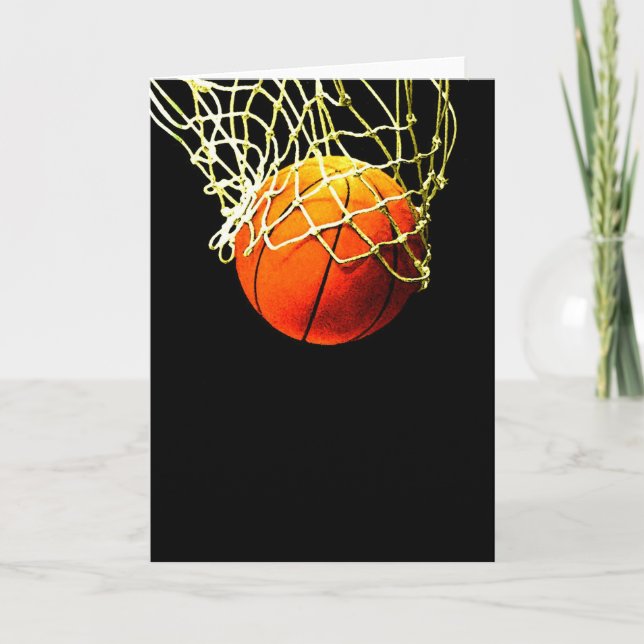 Tarjeta Bola del baloncesto (Anverso)