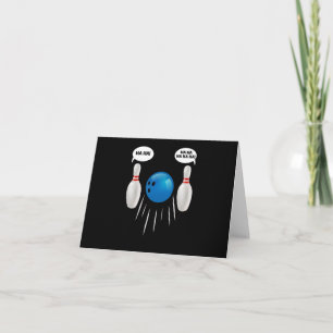 Tarjeta Bola divertida - Regalo para Bowlers